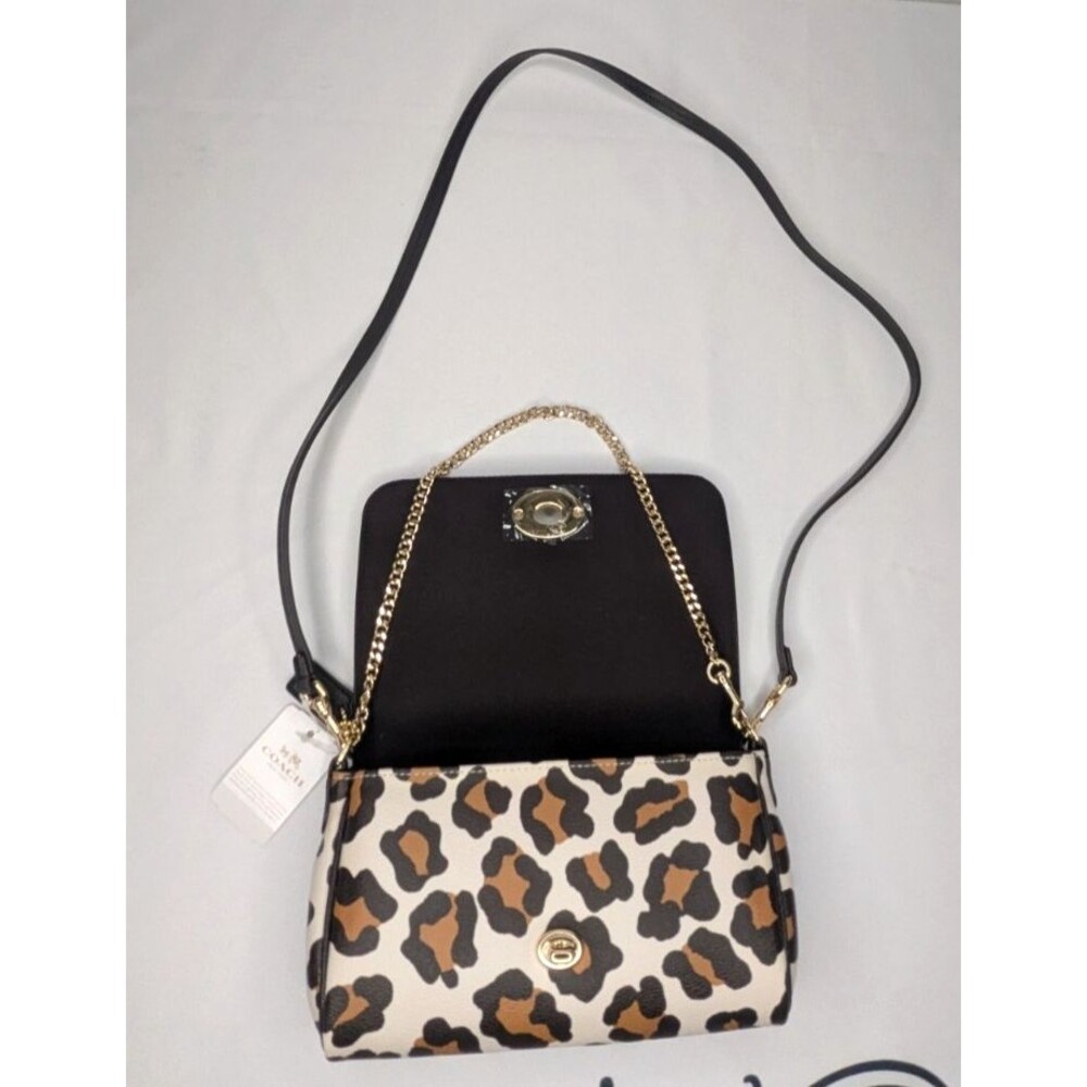 Coach Leopard (Ocelot) Print Mini Ruby Crossbody … - image 9